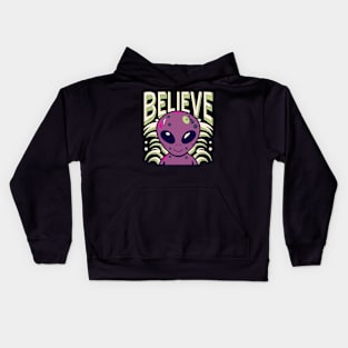 I Believe Explore the Unknown Kids Hoodie